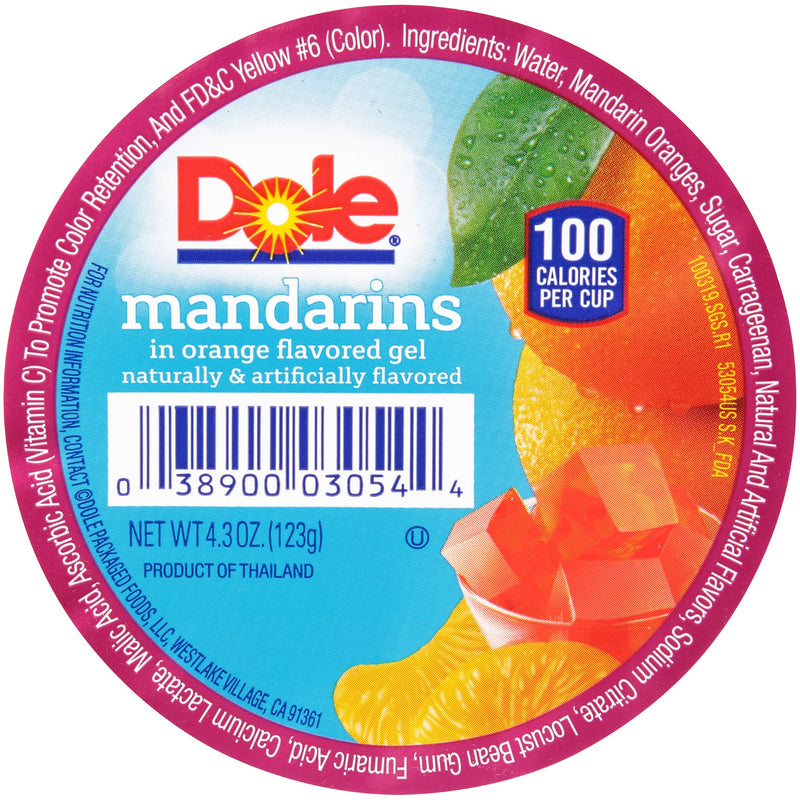 Mandarin In Orange Gel 4.32 Ounce Size - 36 Per Case.