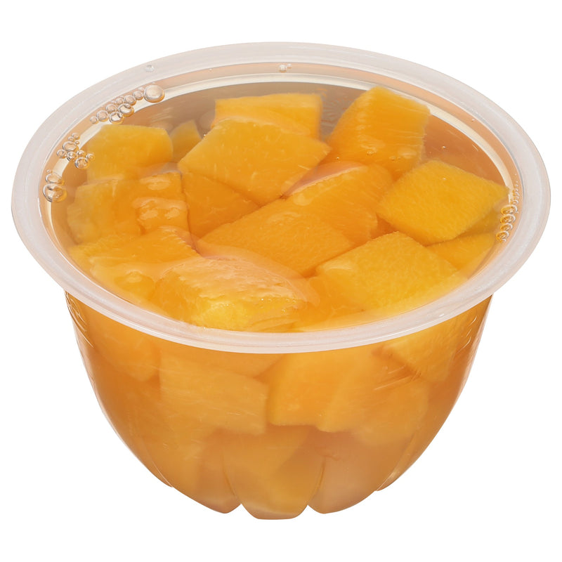 Diced Peach In Juice 4 Ounce Size - 36 Per Case.