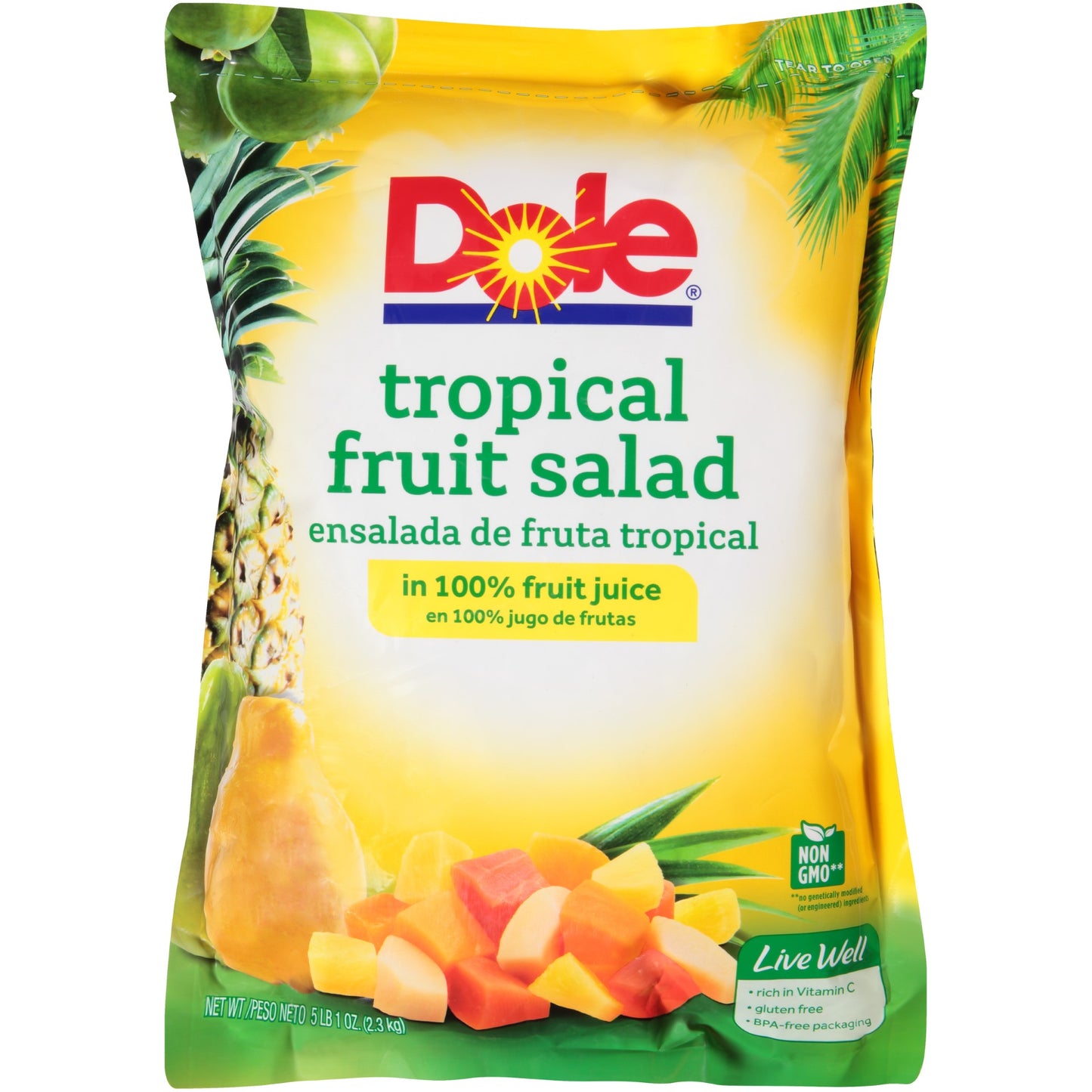 Fruit Salad Tropical In Juice 81 Ounce Size - 6 Per Case.