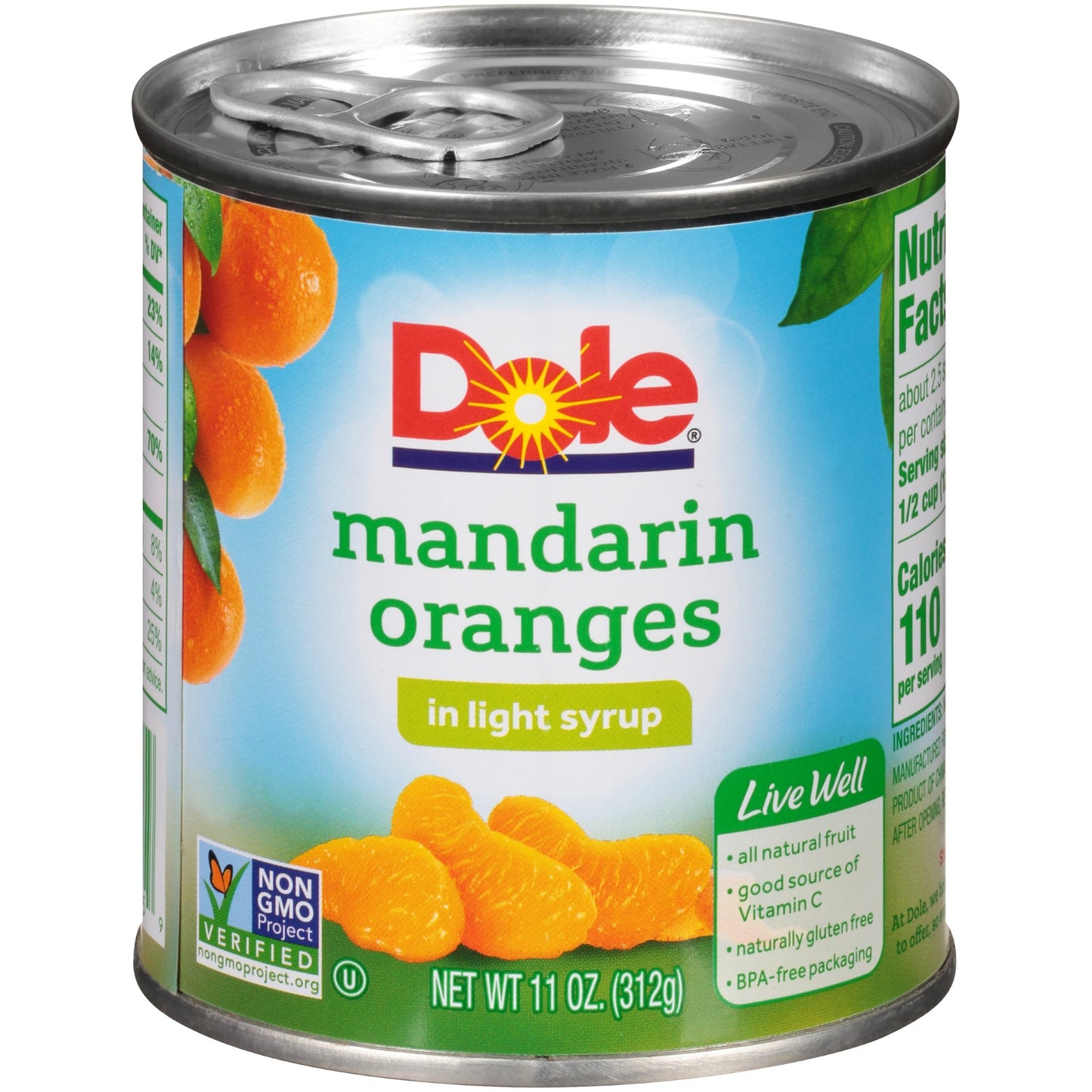 Mandarin Orange In Light Syrup 11 Ounce Size - 12 Per Case.