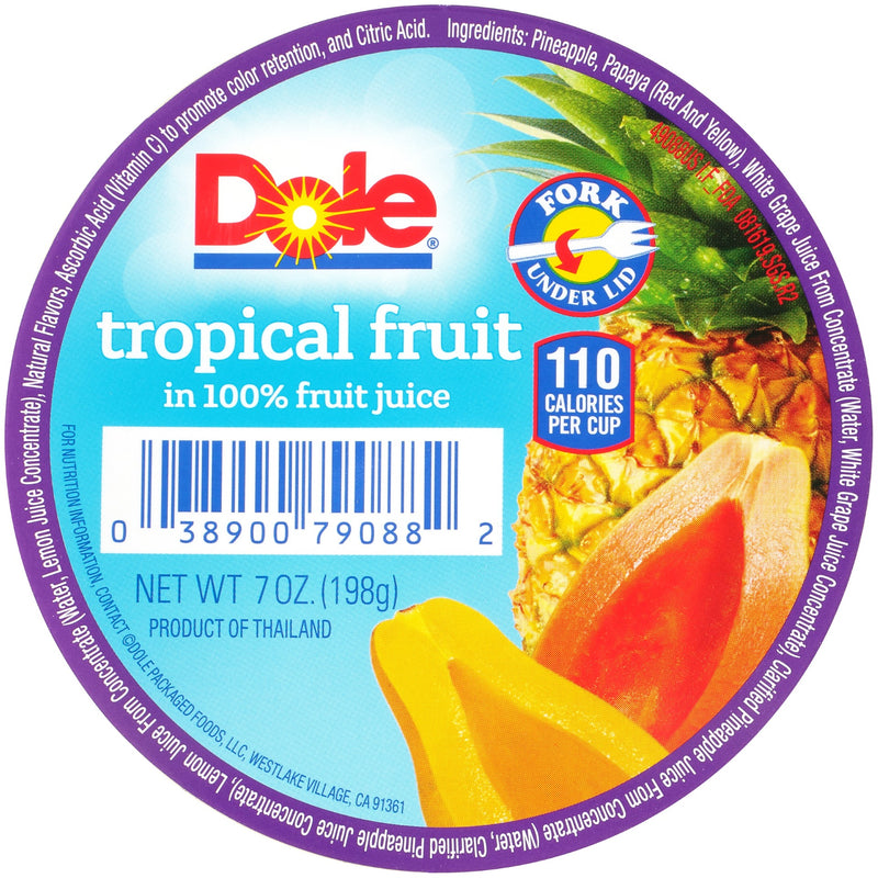 Tropical Fruit In Juice 7 Ounce Size - 12 Per Case.