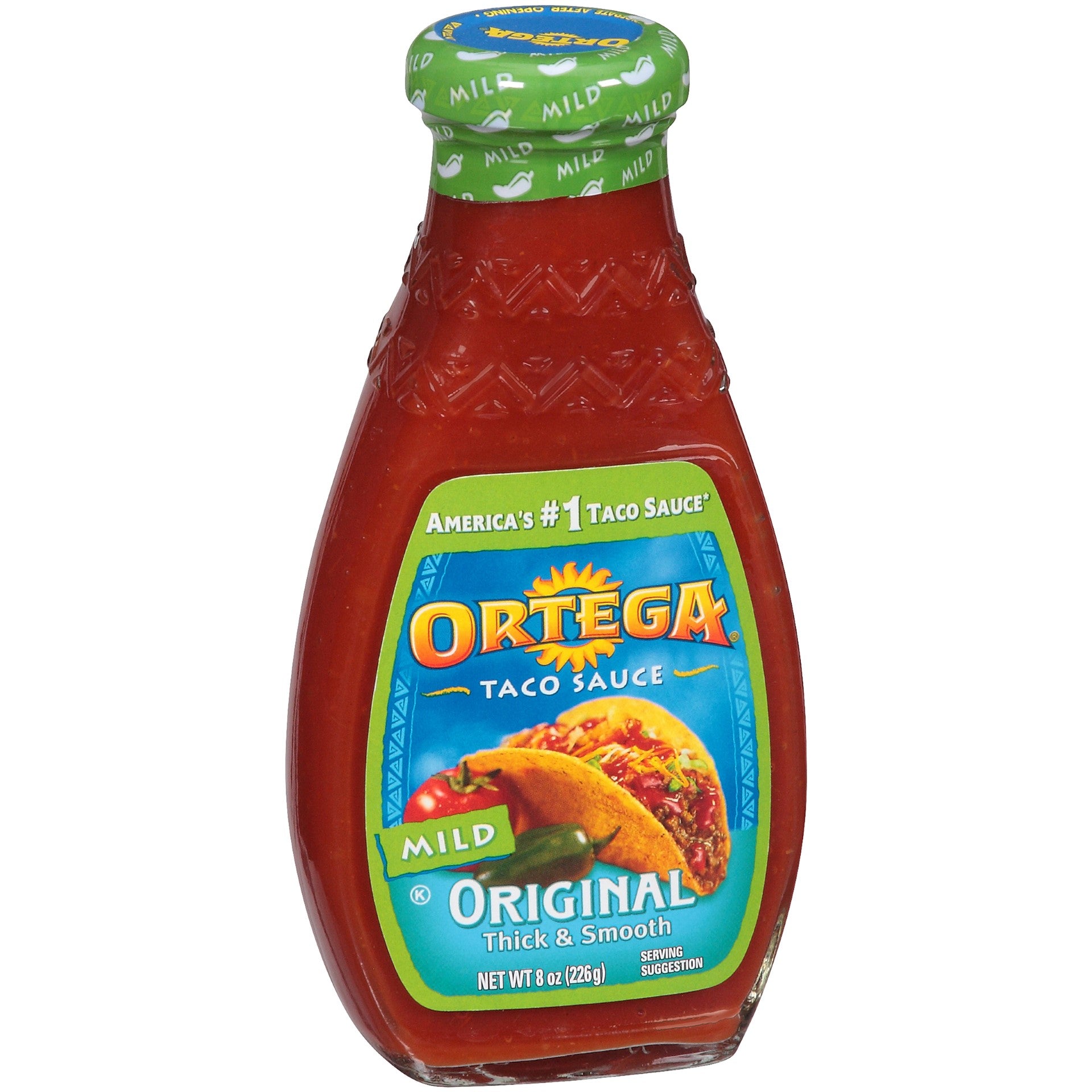 Taco Sauce Mild 8 Ounce Size - 12 Per Case.