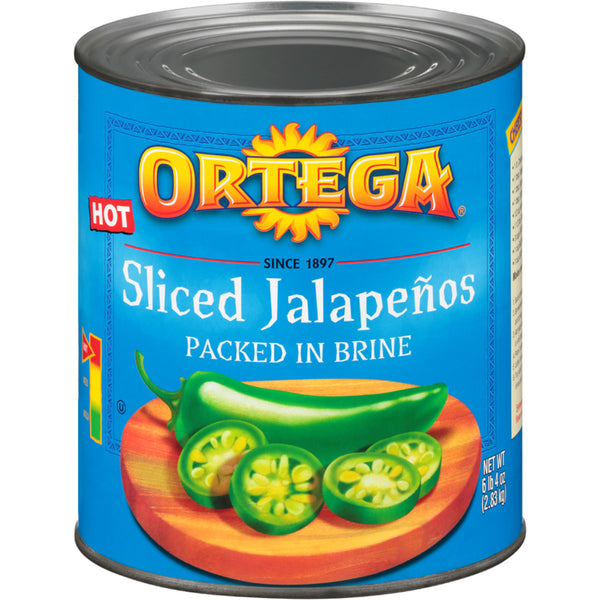 Sliced Jalapenos 96 Ounce Size - 6 Per Case.