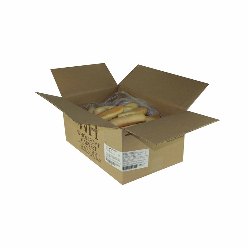 7" White Sandwich Rolls 65 Count Packs - 1 Per Case.