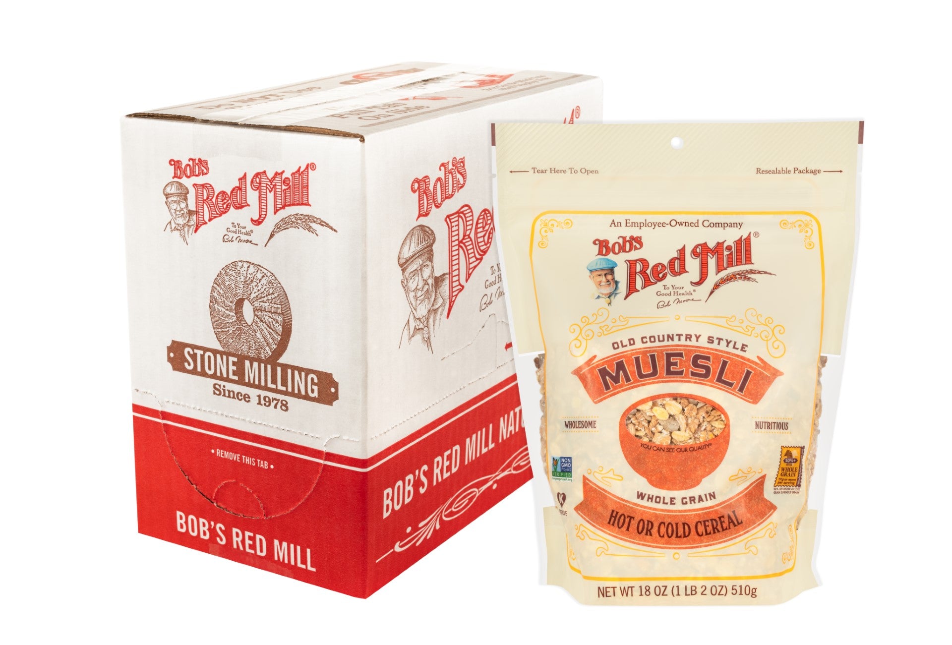 Bob's Red Mill Old Country Style Muesli 40 Ounce Size - 4 Per Case.
