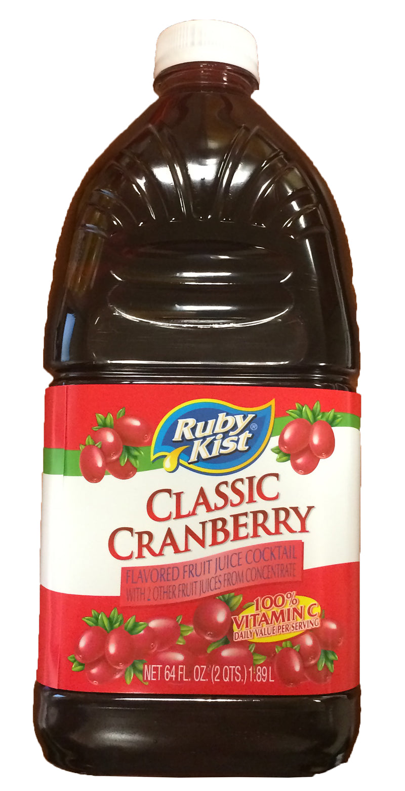 Ruby Kist Fdsve Cran Jce Cktl 64 Fluid Ounce - 8 Per Case.