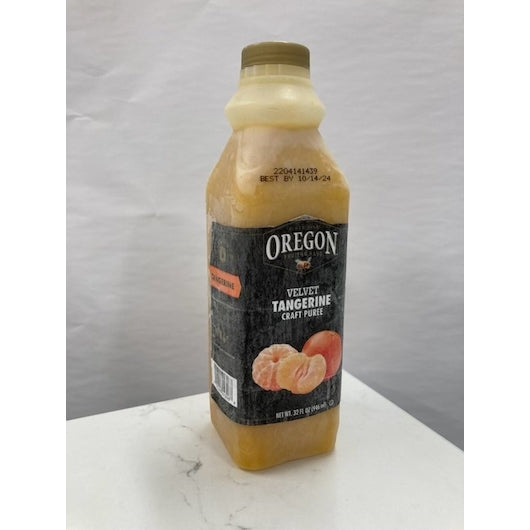 Oregon Fruit Products Fruit In Hand Velvet Tangerine Craft Puree 32 Fluid Ounce - 6 Per Case.