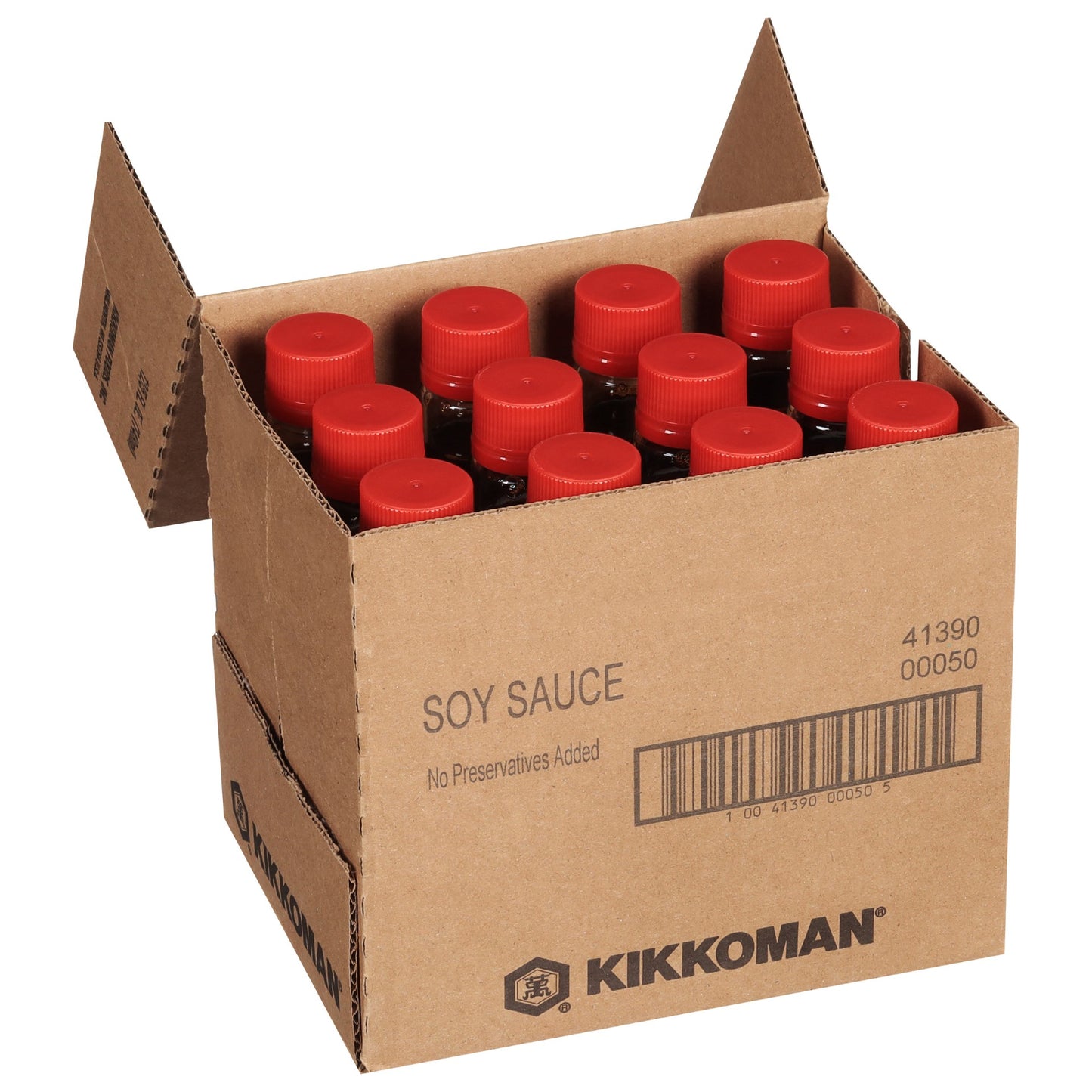 Kikkoman Soy Sauce 5 Ounce Size - 12 Per Case.