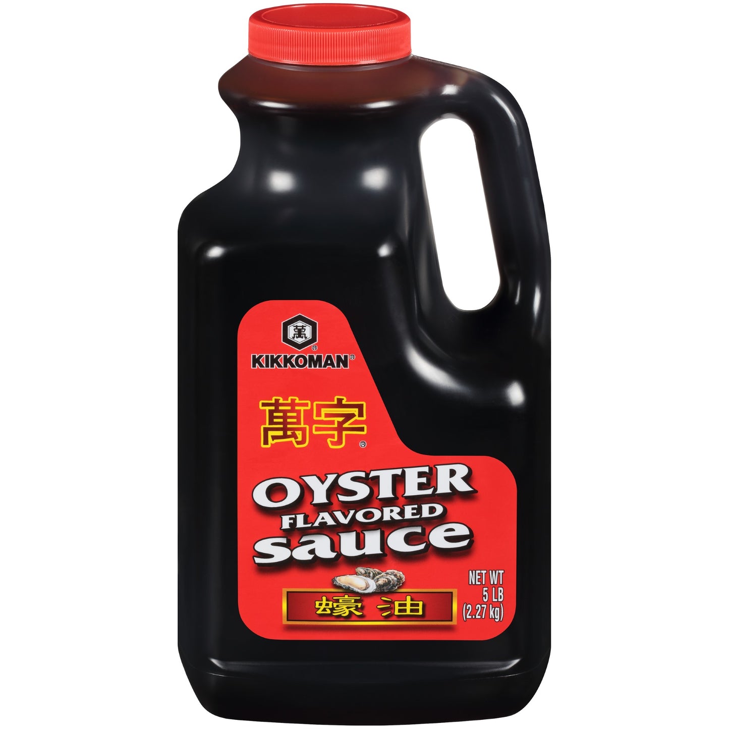 Kikkoman Oyster Flavored Sauce (red) 5 Pound Each - 6 Per Case.