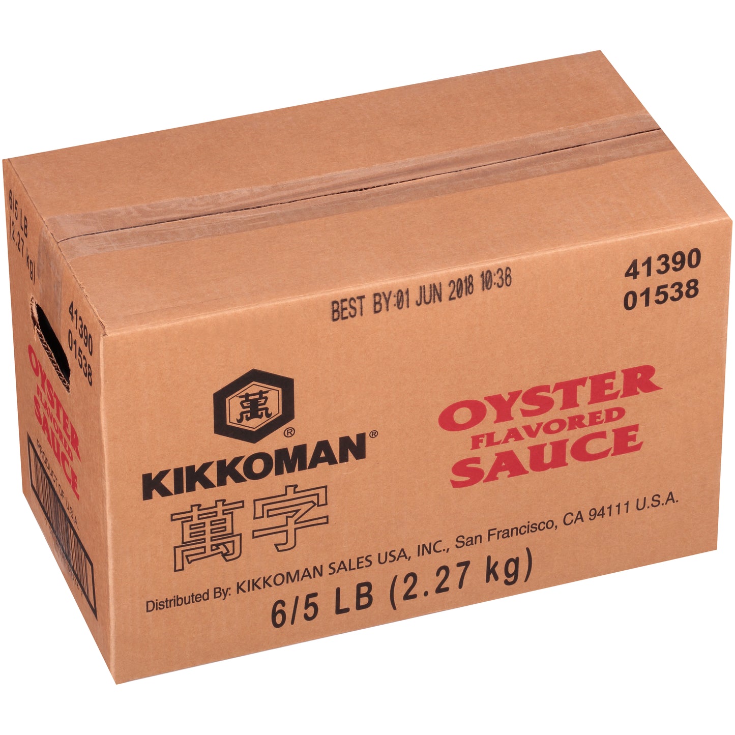 Kikkoman Oyster Flavored Sauce (red) 5 Pound Each - 6 Per Case.