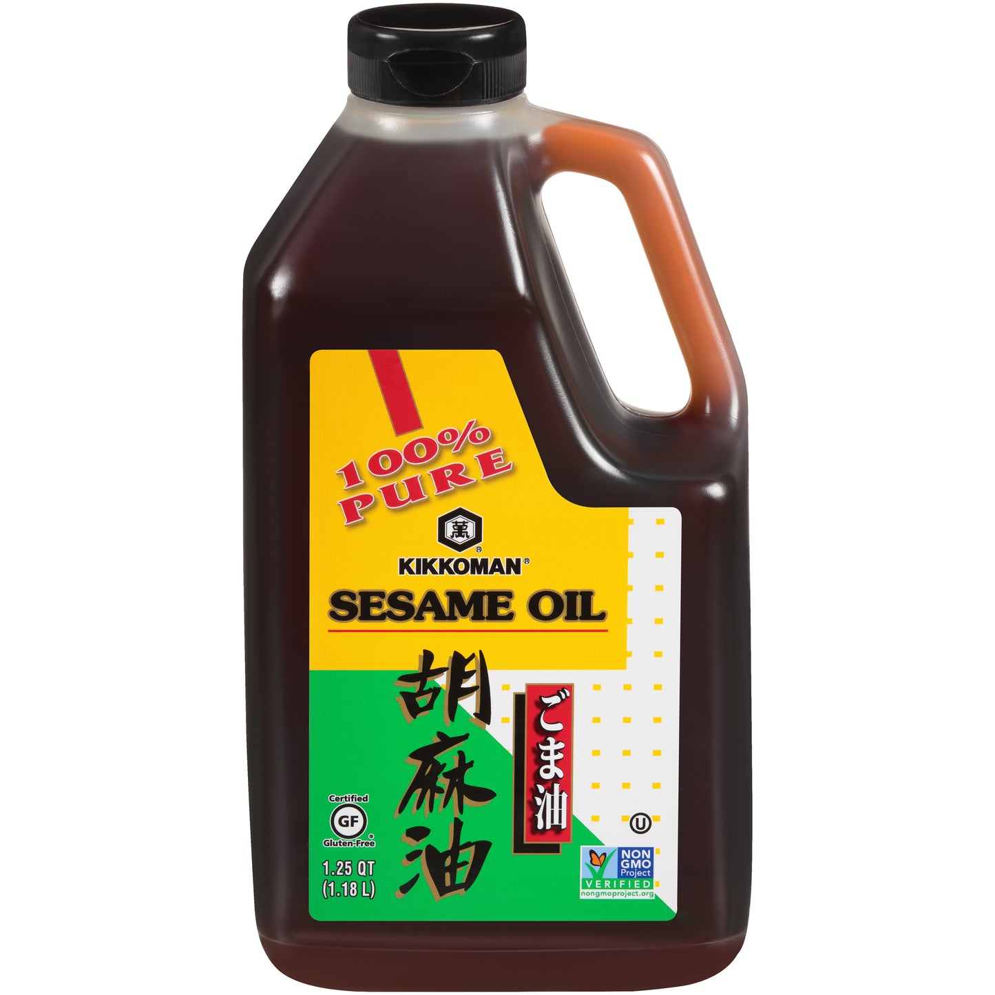 Kikkoman Qt Non Gmo Gluten Free Sesameoil 1.18 Liter - 4 Per Case.