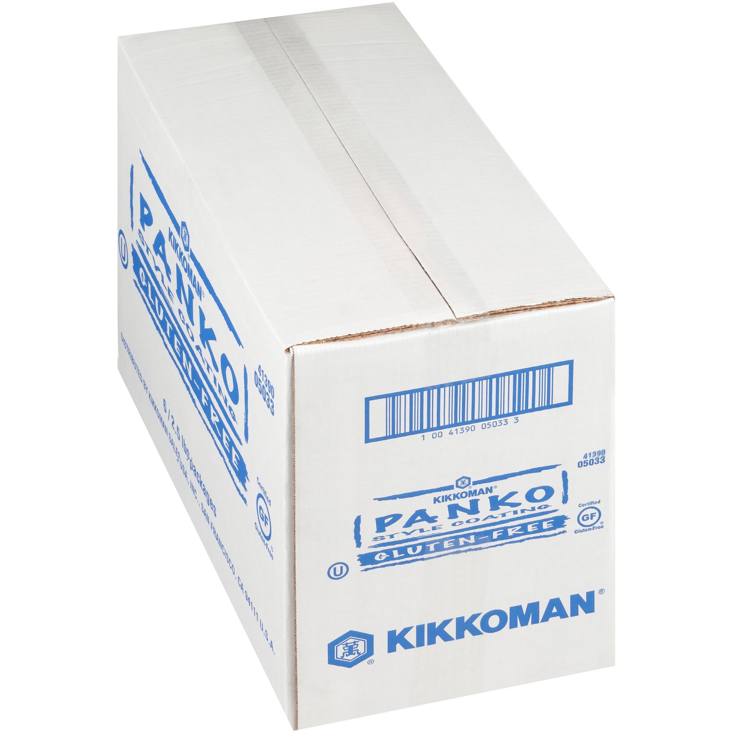 Kikkoman Gluten Free Panko Style Coating 2.5 Pound Each - 6 Per Case.