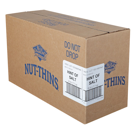 Nut Thins Hint Of Sea Salt 7.7 Ounce Size - 6 Per Case.
