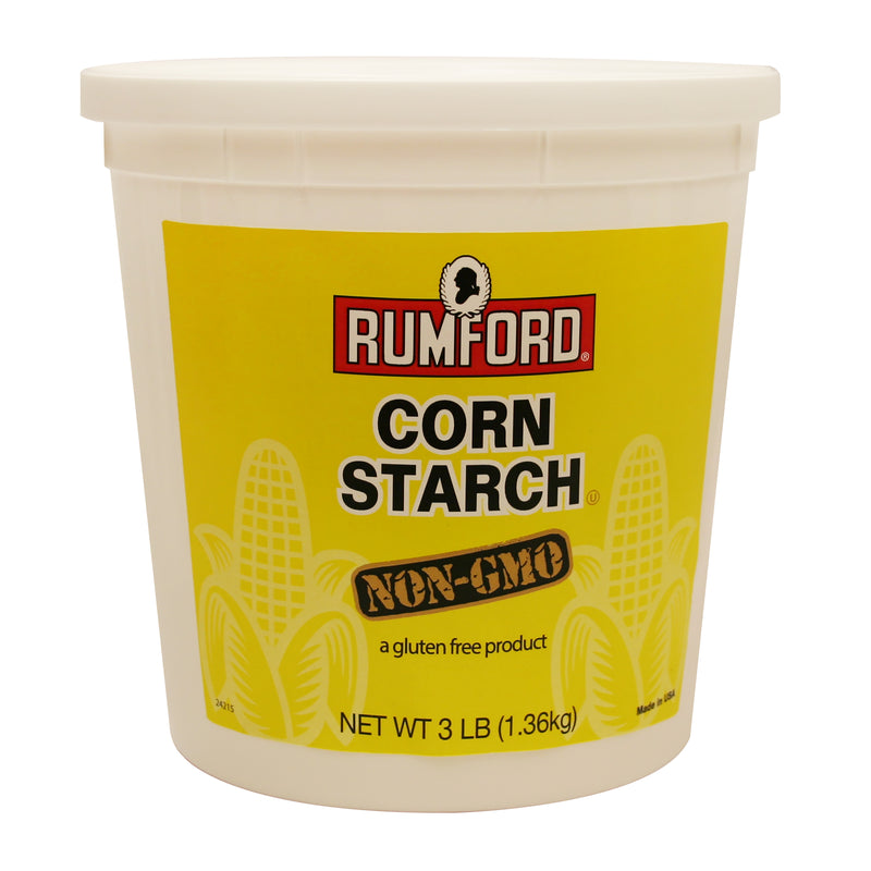 Rumford Non Gmo Corn Starch 3 Pound Each - 6 Per Case.