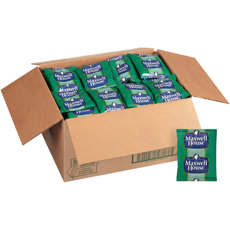 Maxwell House Super High Yield Decaffeinated Coffee 1.25 Ounce Packet 128)