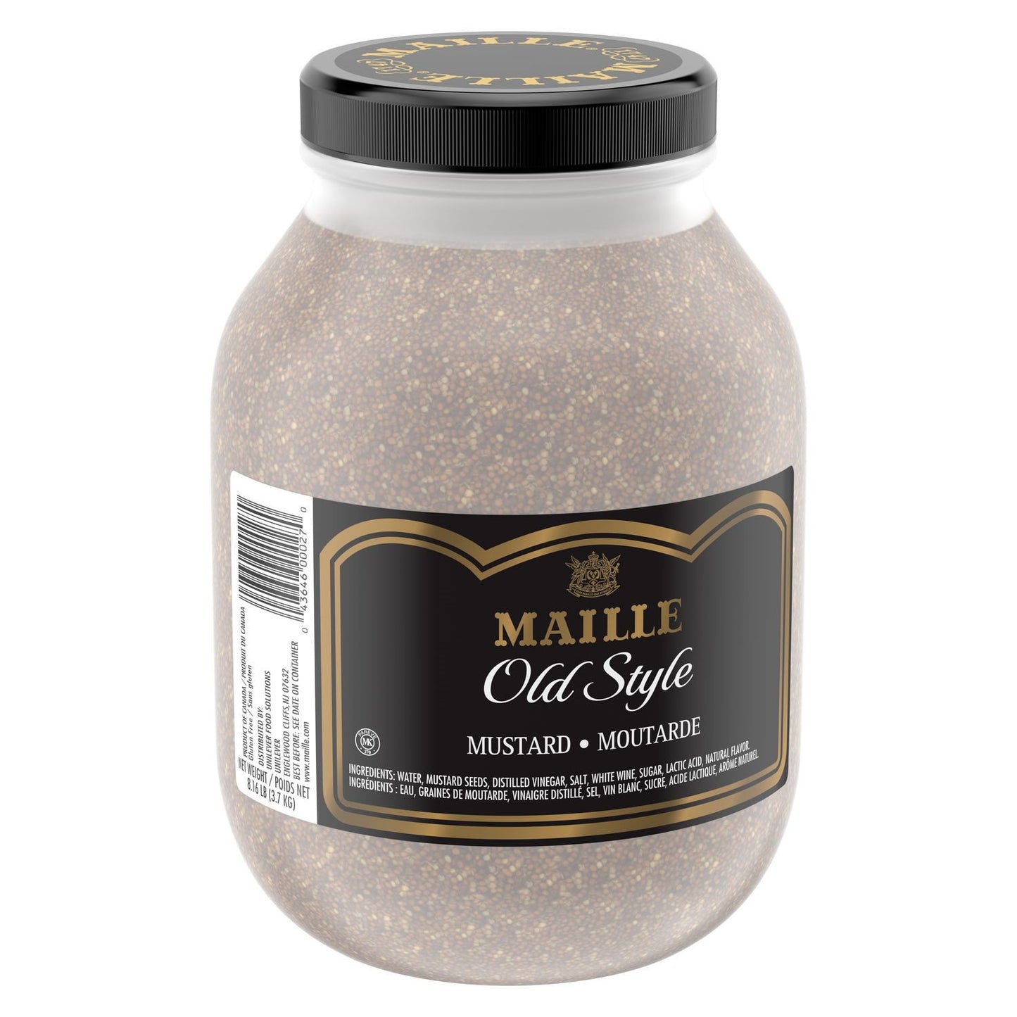 Maille Condiment Mustard Old Style Ga 1 Gallon - 4 Per Case.