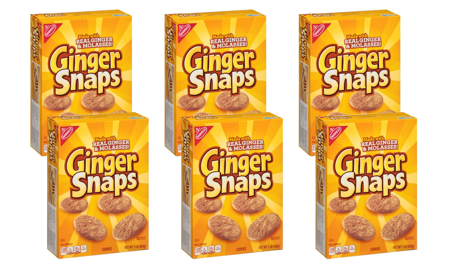 Old Fash Ginger Snap 1 Pound Each - 6 Per Case.