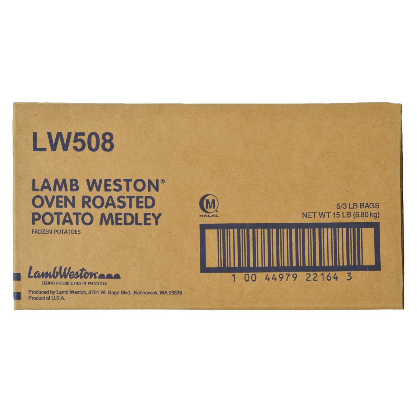 Lamb Weston® Oven Roasted Potato Medley Frozen Potatoes 3 Pound Each - 5 Per Case.