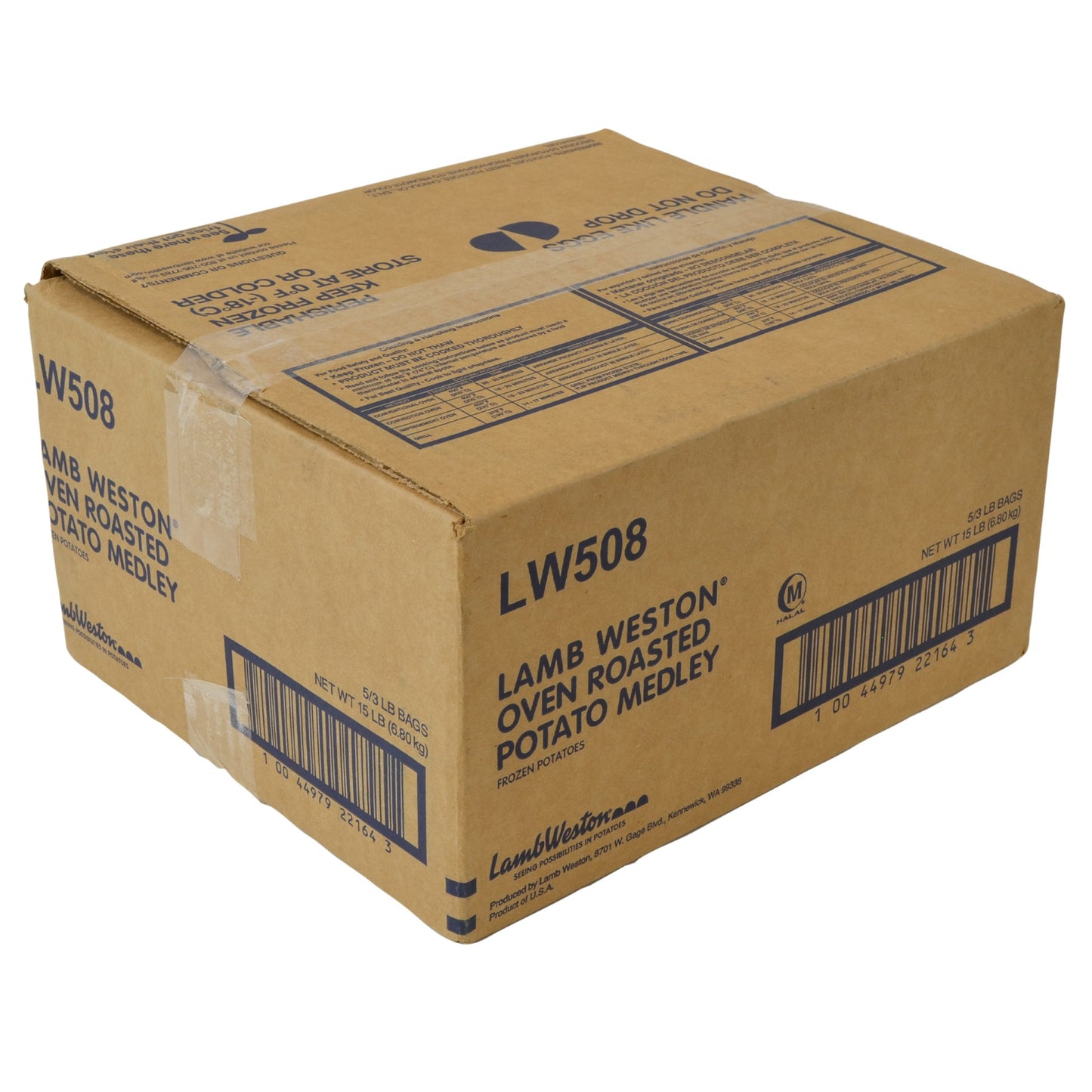 Lamb Weston® Oven Roasted Potato Medley Frozen Potatoes 3 Pound Each - 5 Per Case.