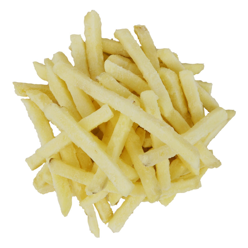 8" Regular Cut Crispy On Delivery Fries Frozen French Fried Potatoes 5 Pound Each - 6 Per Case.