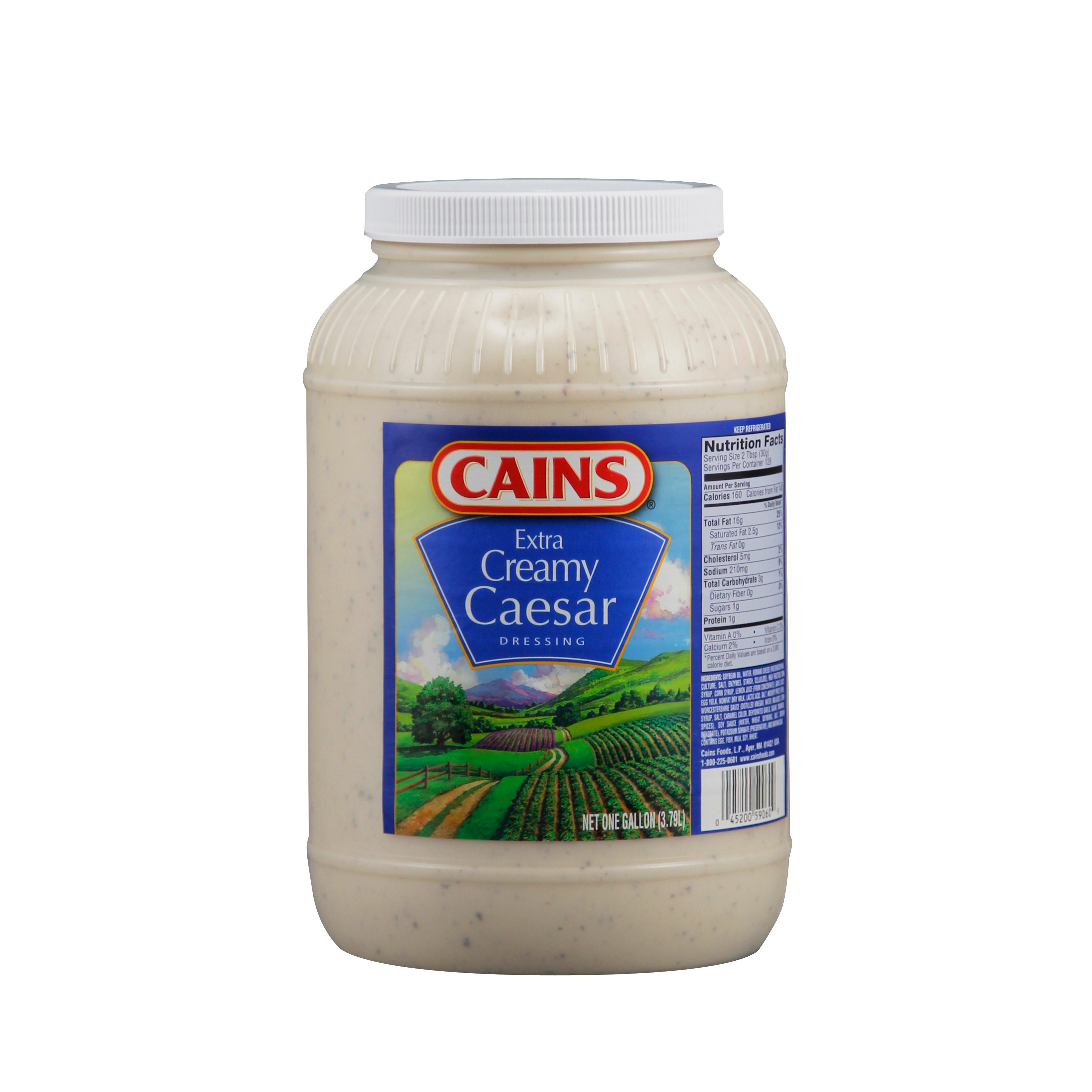 Cains Gal Extra Creamy Caesar Dressing 1 Gallon - 4 Per Case.