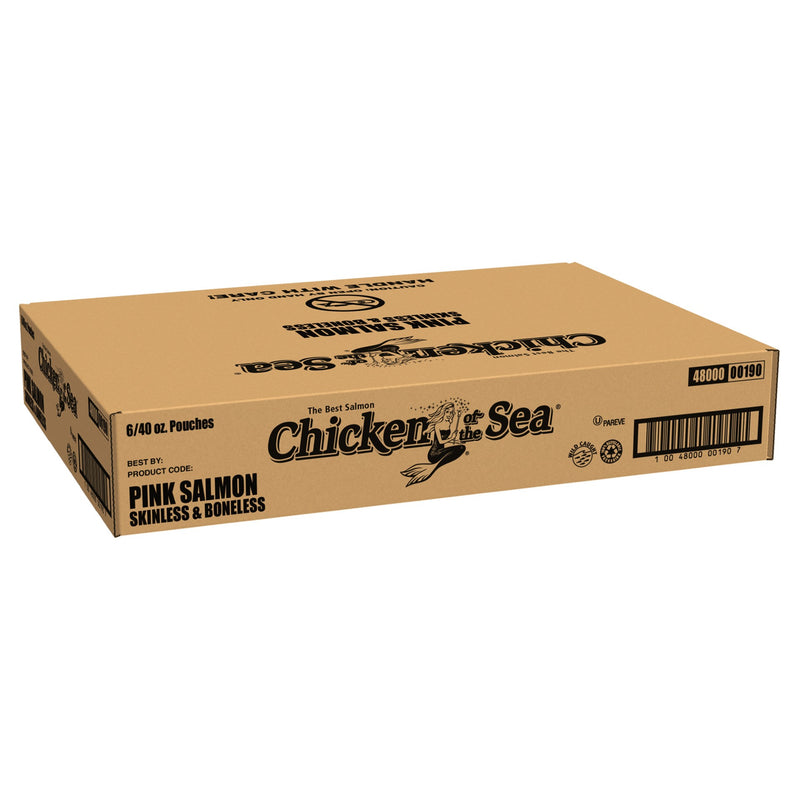 Chicken Of The Sea Skinlessboneless Pink Salmon Pouch 40 Ounce Size - 6 Per Case.