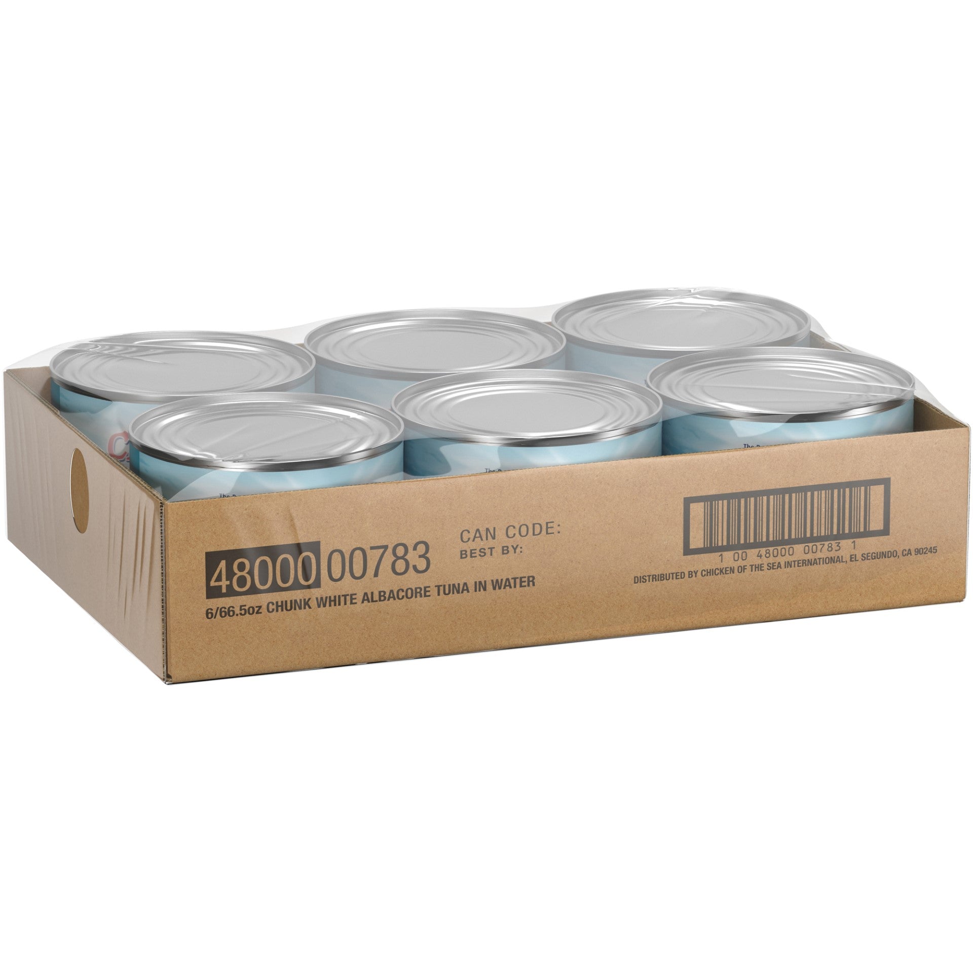 Chicken Of The Sea Chunk Albacore Tuna In Water 66.5 Ounce Size - 6 Per Case.