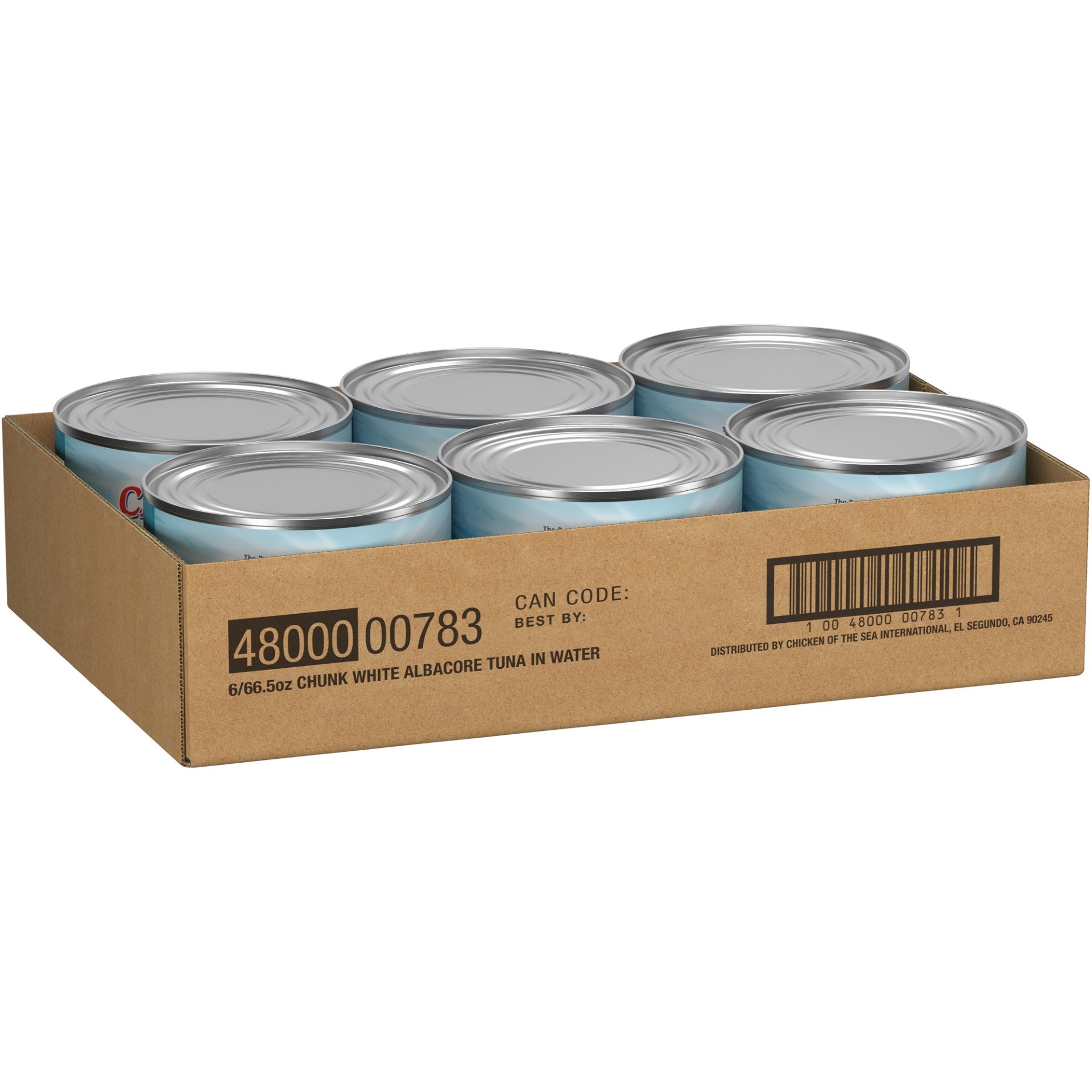 Chicken Of The Sea Chunk Albacore Tuna In Water 66.5 Ounce Size - 6 Per Case.