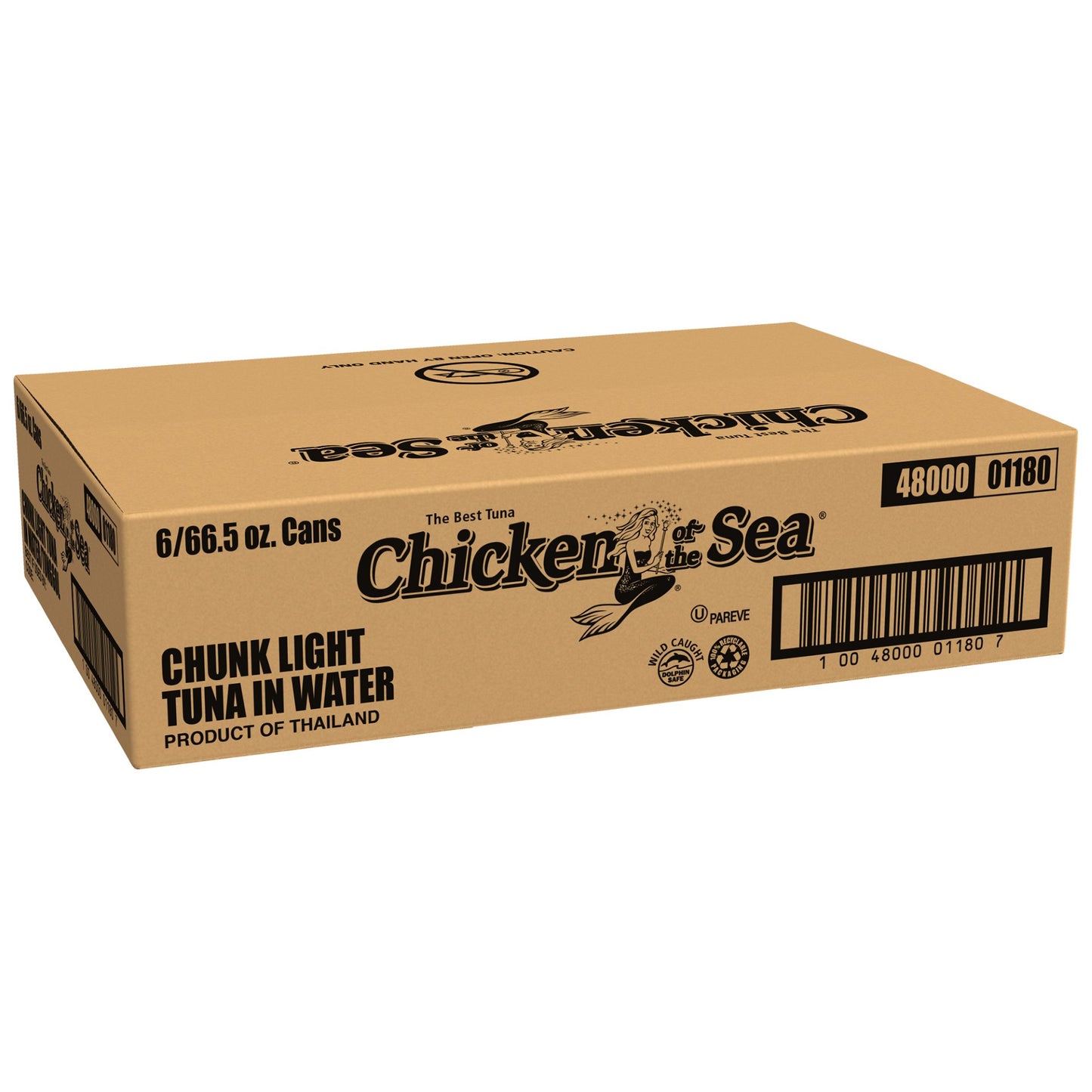 Chicken Of The Sea Tonggol Light Tuna In Water 66.5 Ounce Size - 6 Per Case.