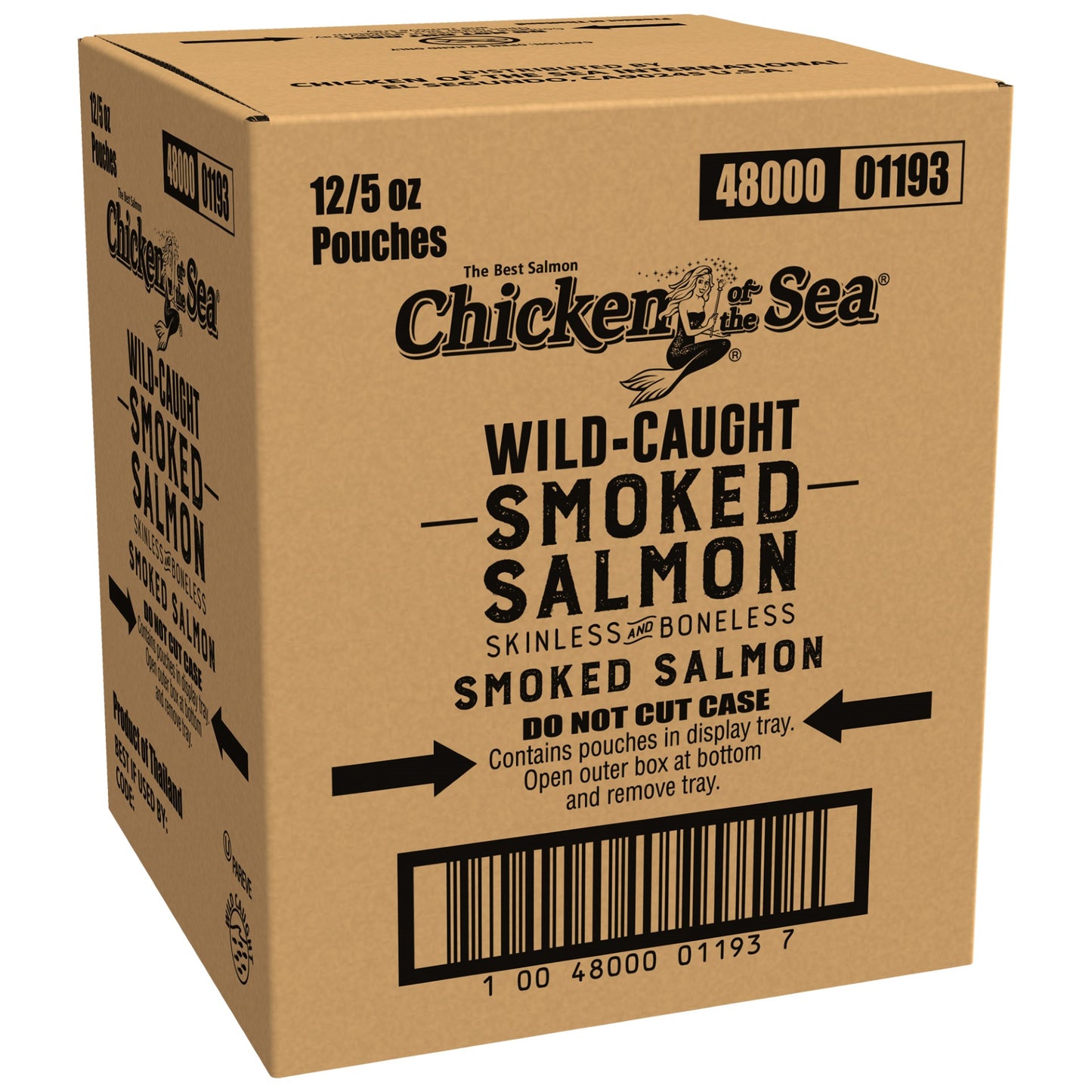 Chicken Of The Sea Smoked Salmon Pouch 3 Ounce Size - 12 Per Case.