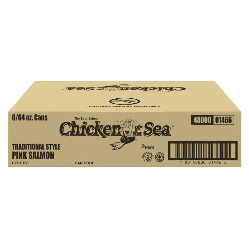 Chicken Of The Sea Pink Salmon 64 Ounce Size - 6 Per Case.