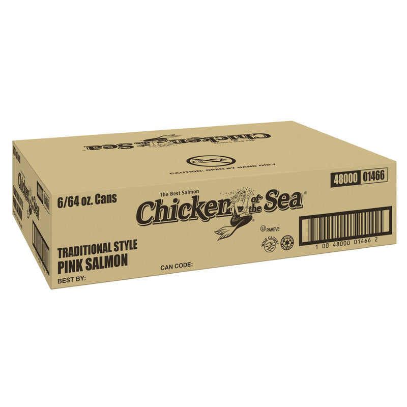 Chicken Of The Sea Pink Salmon 64 Ounce Size - 6 Per Case.