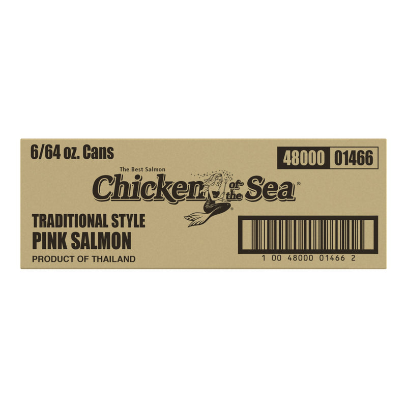 Chicken Of The Sea Pink Salmon 64 Ounce Size - 6 Per Case.