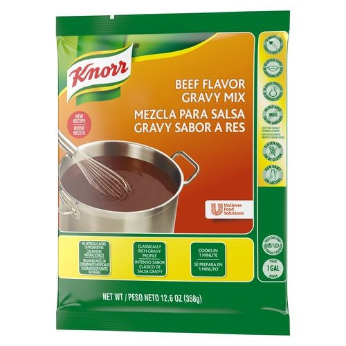 Knorr Sauces Gravies Beefa Flavora Gravya Mix Gluten Free 12.66 Ounce Size - 6 Per Case.