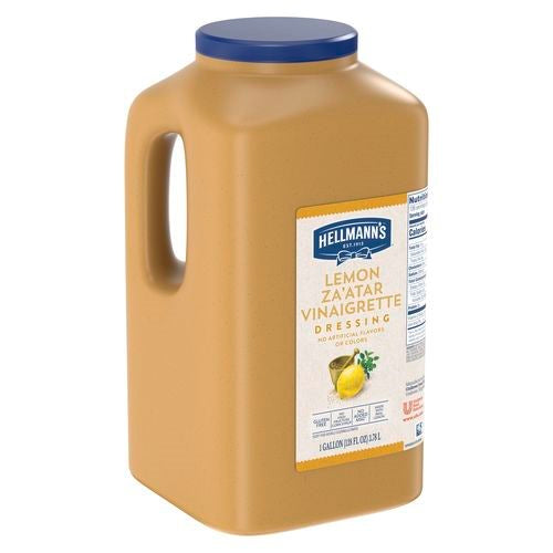 Hellmann's Classics Salad Dressing Jug Lemonzaatar 1 Gallon - 4 Per Case.