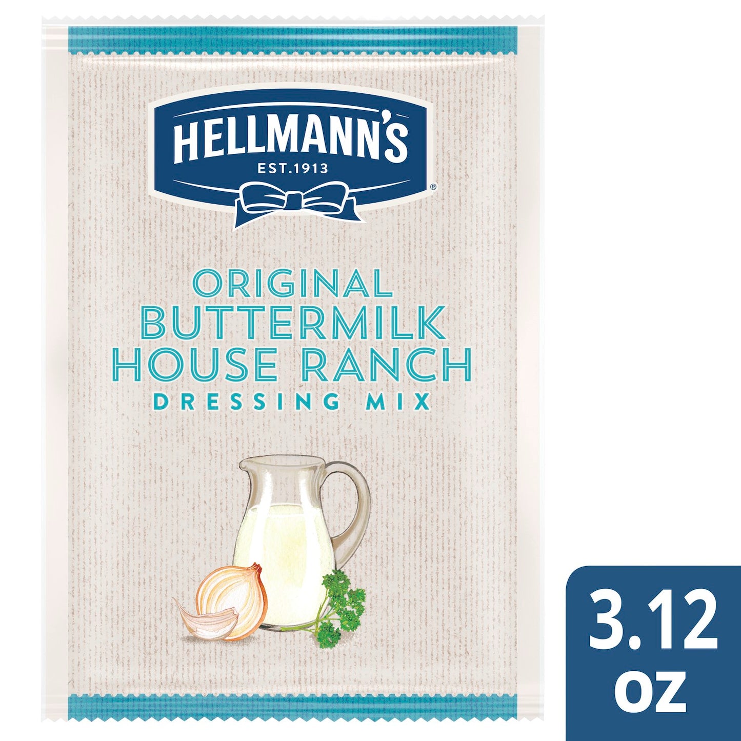 Hellmann's Spread Buttermilk Dry Mix 3.12 Ounce Size - 12 Per Case.