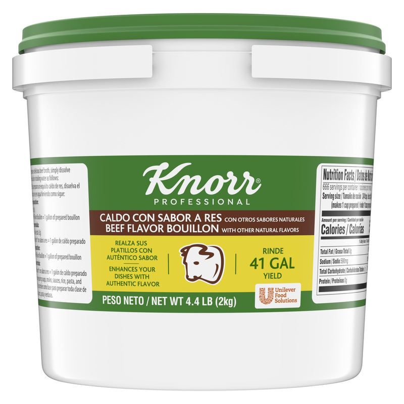 Knorr Bouillon Caldo De Res 4.4 Pound Each - 4 Per Case.