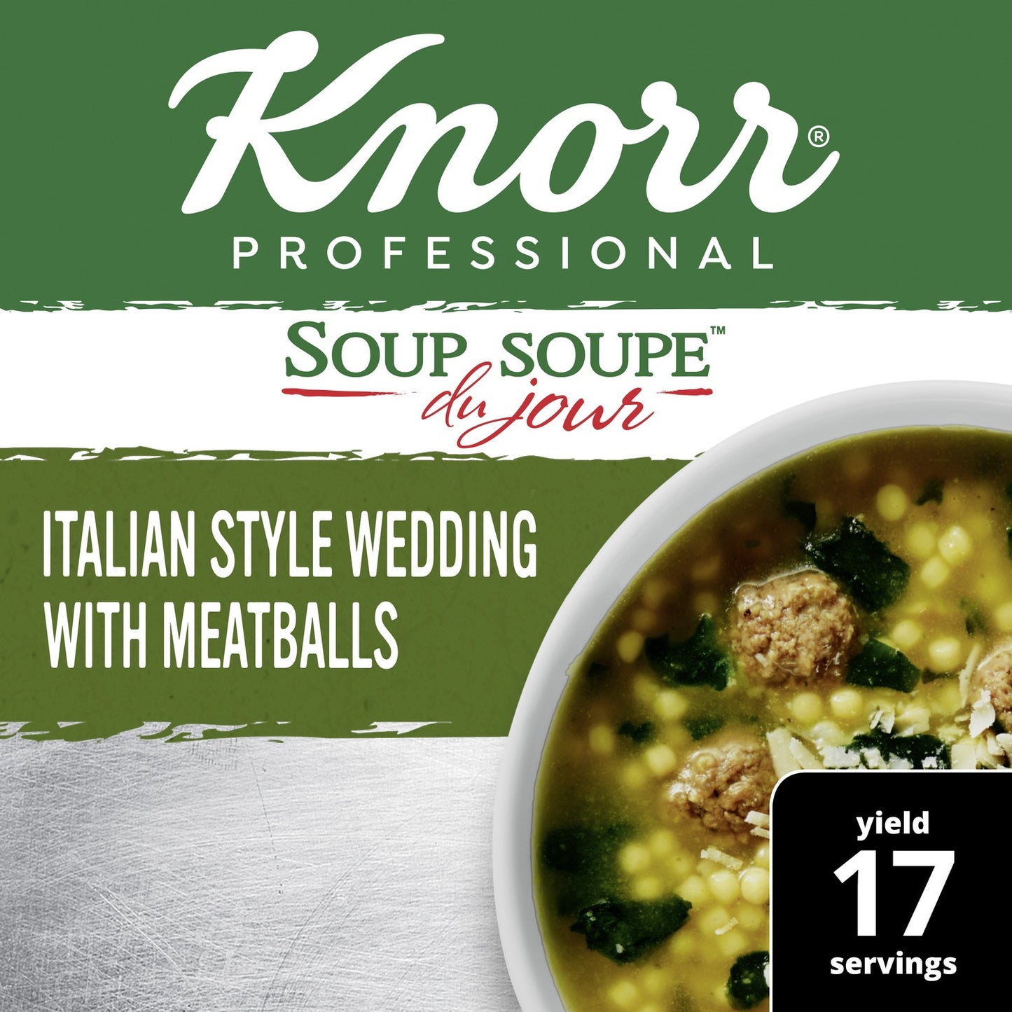 Knorr Soup Du Jour Soups Sdj Italn Wedding 18.2 Ounce Size - 4 Per Case.