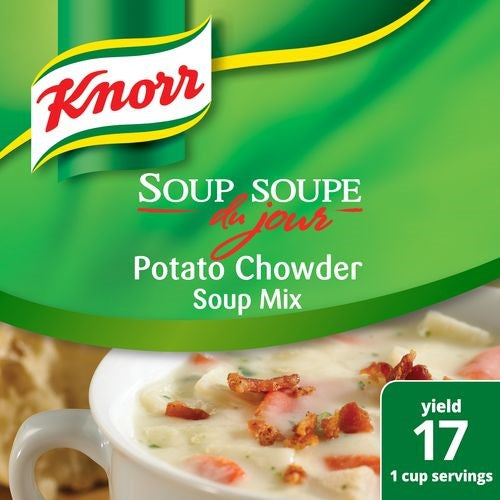 Knorr Soup Du Jour Potato Chowder 26.6 Fluid Ounce - 4 Per Case.