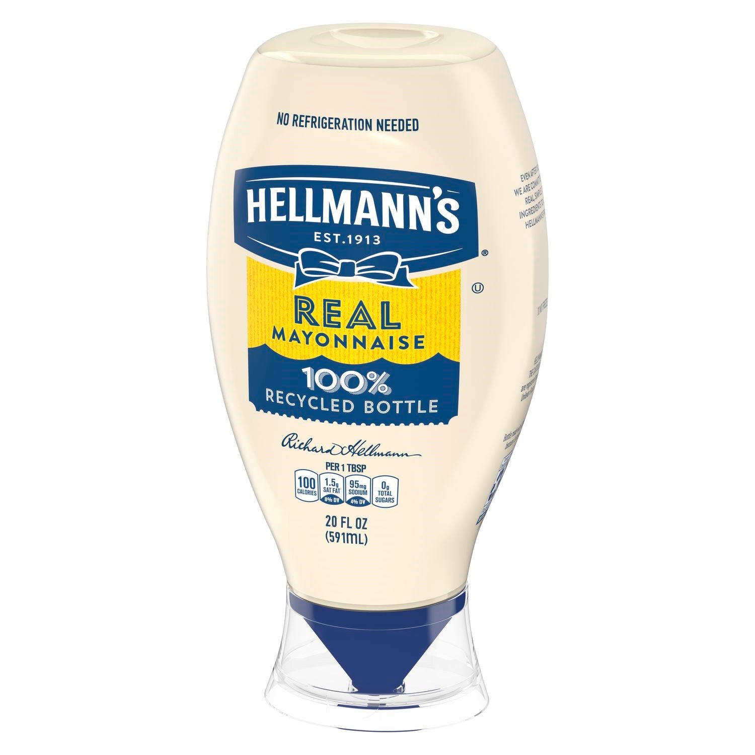 Hellmann's Spread Real Mayonnaisemade With Cage Free Eggs 20 Fluid Ounce - 12 Per Case.