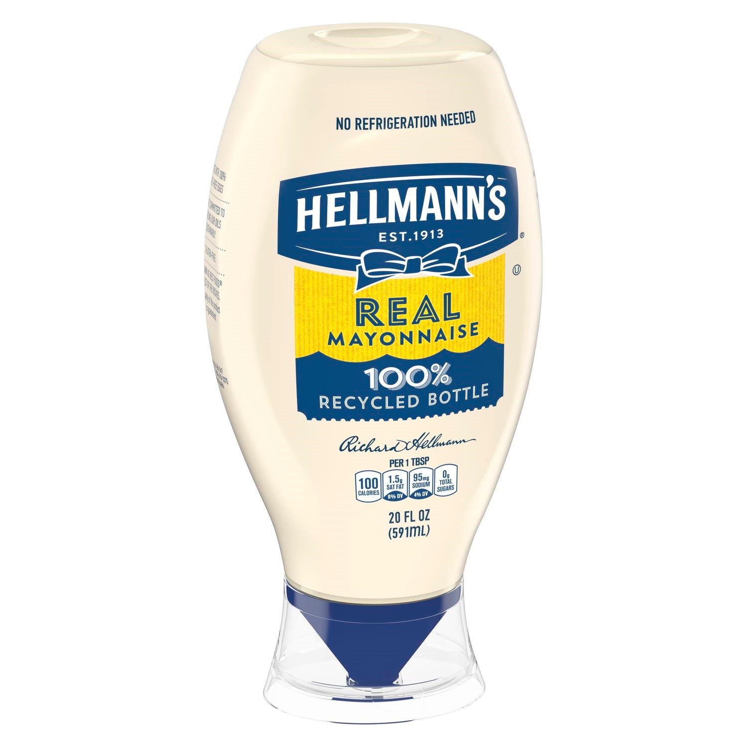Hellmann's Spread Real Mayonnaisemade With Cage Free Eggs 20 Fluid Ounce - 12 Per Case.