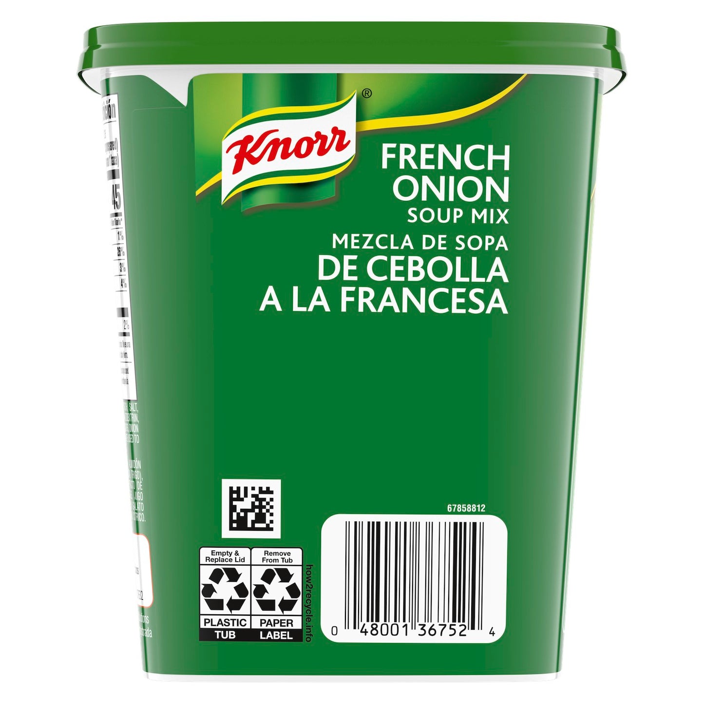 Knorr Soup Mix French Onion 20.98 Ounce Size - 6 Per Case.