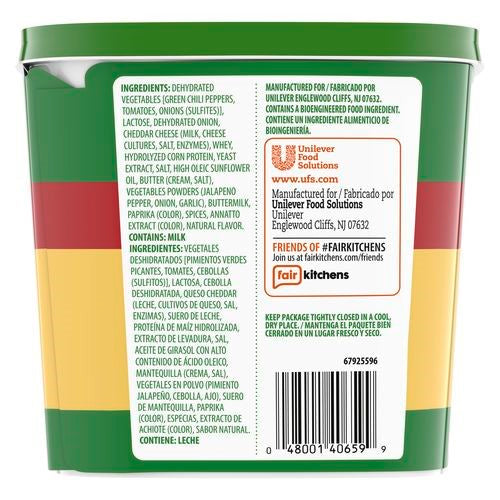 Knorr Mix Ready-To-Use Tub Chili Con Queso 1.06 Pound Each - 6 Per Case.