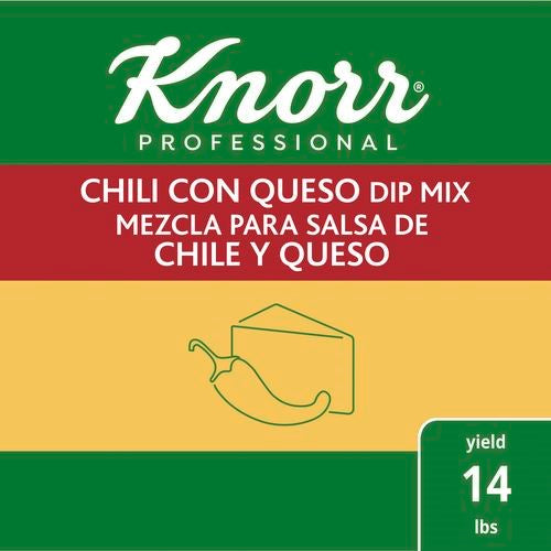 Knorr Mix Ready-To-Use Tub Chili Con Queso 1.06 Pound Each - 6 Per Case.