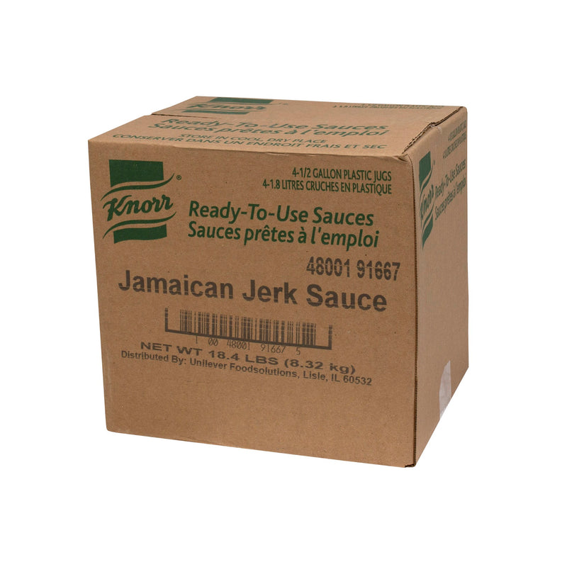 Knorr Sauce Ready-To-Use Jug Jamaican Jerk 0.5 Gallon - 4 Per Case.