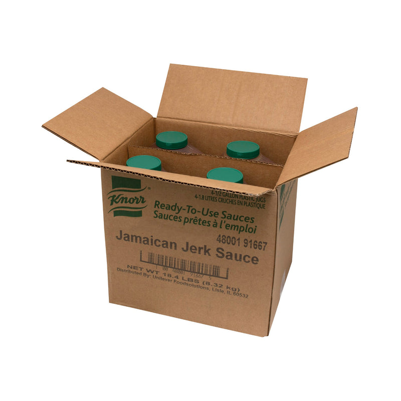 Knorr Sauce Ready-To-Use Jug Jamaican Jerk 0.5 Gallon - 4 Per Case.