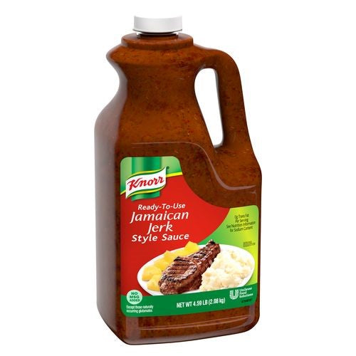 Knorr Sauce Ready-To-Use Jug Jamaican Jerk 0.5 Gallon - 4 Per Case.