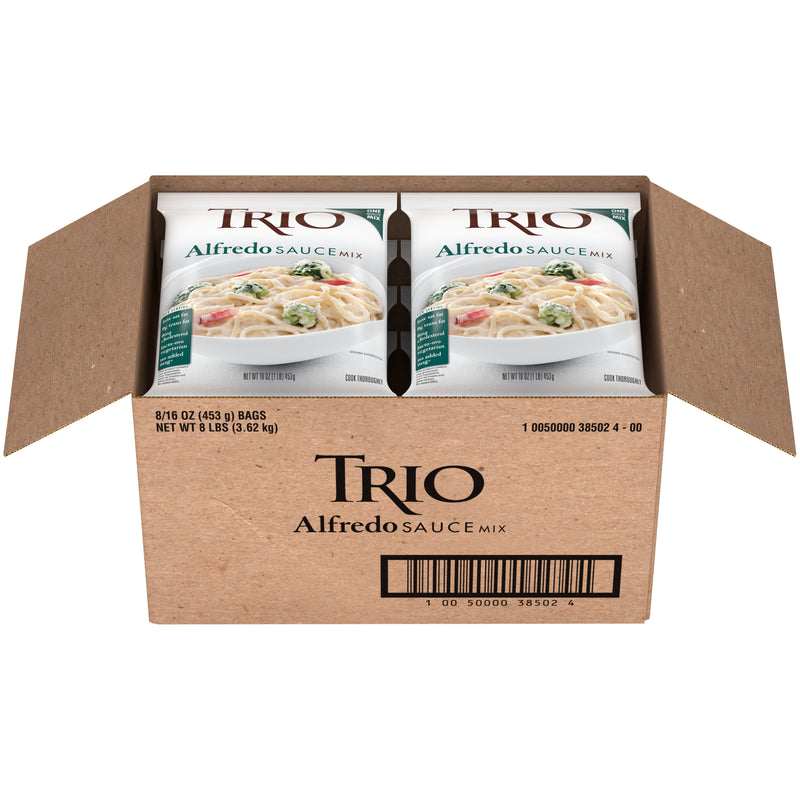 Trio Alfredo Sauce Mix 1 Pound Each - 8 Per Case.