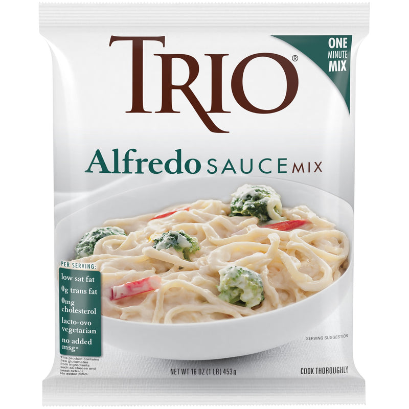 Trio Alfredo Sauce Mix 1 Pound Each - 8 Per Case.