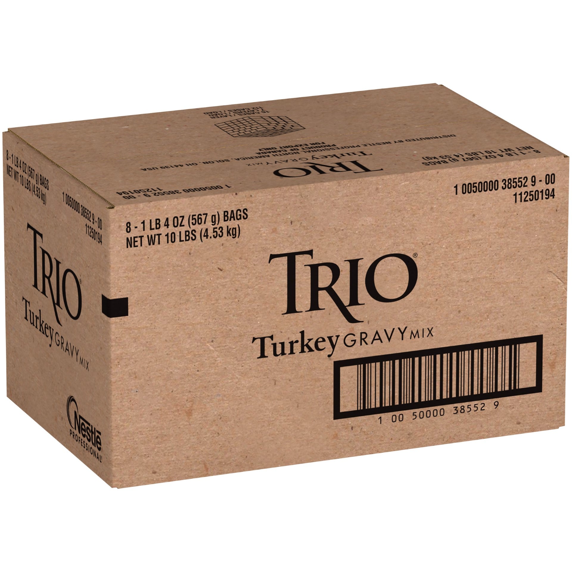 Trio Turkey Gravy Mix 1.25 Pound Each - 8 Per Case.